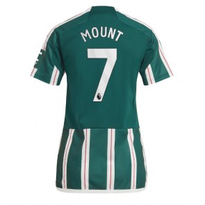 Manchester United Mason Mount #7 Bortatröja Kvinnor 2023-24 Kortärmad